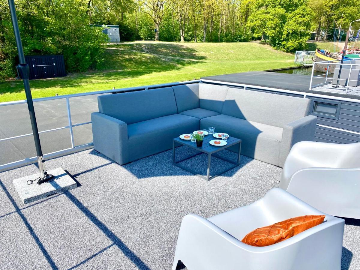 Houseboat Met Dakterras Mookerplas Middelaar Екстериор снимка
